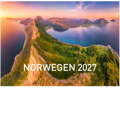Norwegen Exklusivkalender 2027 - 70 x 50 cm - 360Grad Medien