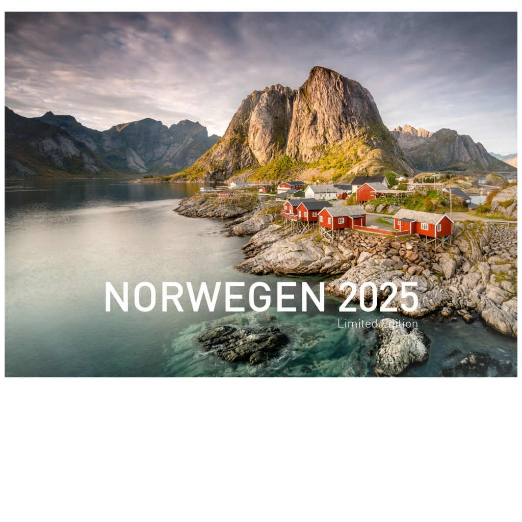 Norwegen Exklusivkalender 2025 - 70 x 50 cm - 360Grad Medien