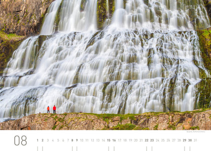 Island Exclusive Calendar 2025 - 70 x 50 cm - 360Grad Medien