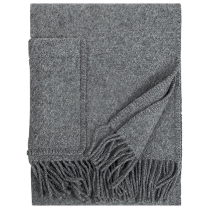 Siiri - Wool scarf with pockets - Dark red - 60 x 170 cm