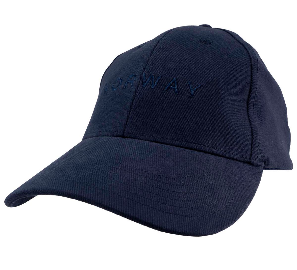 Cap mit Stickerei "Norway" und norwegischer Flagge - Dunkelblau