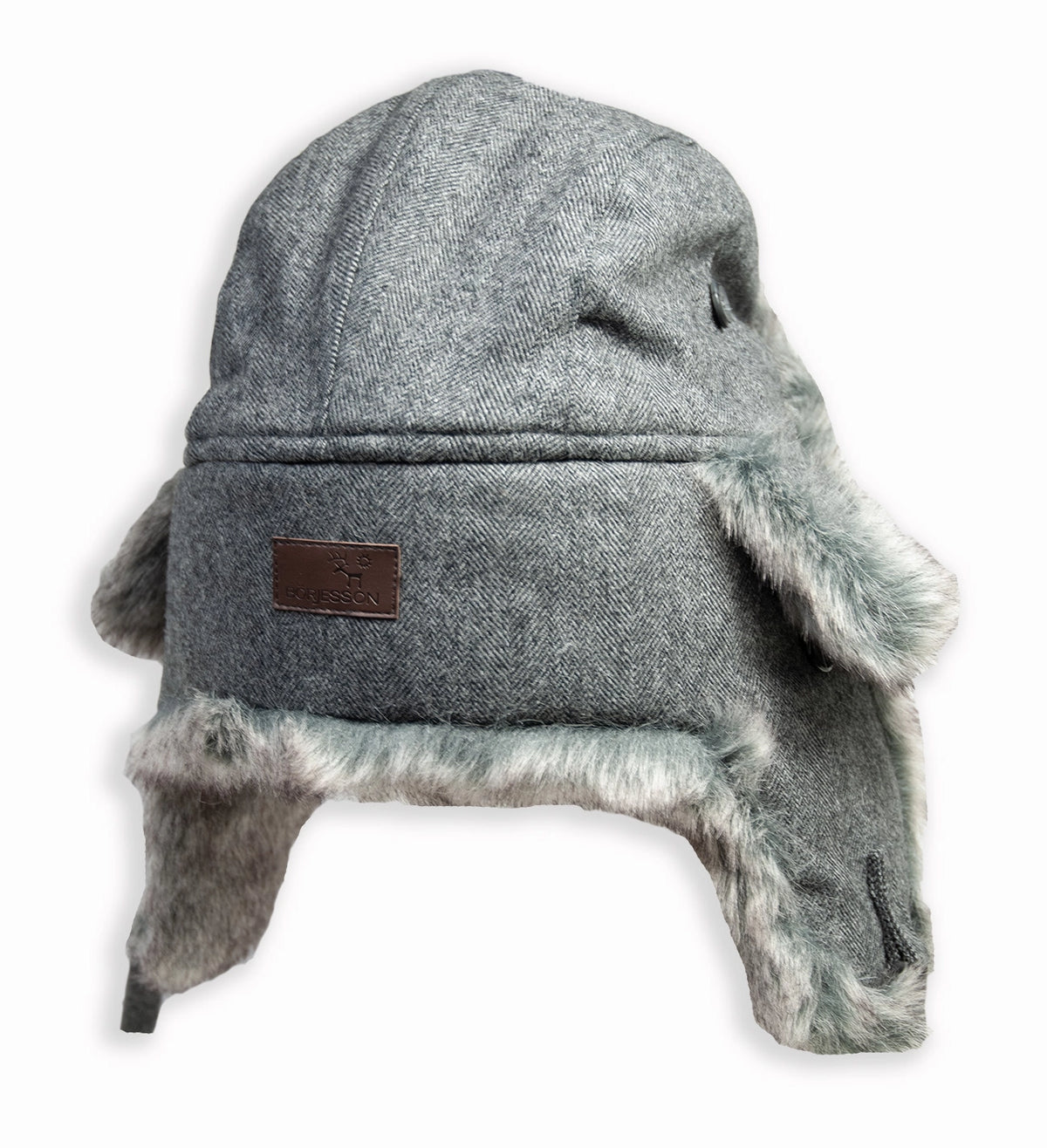 STIGEN Trappermütze mit Kunstfell - Grau - Unisex