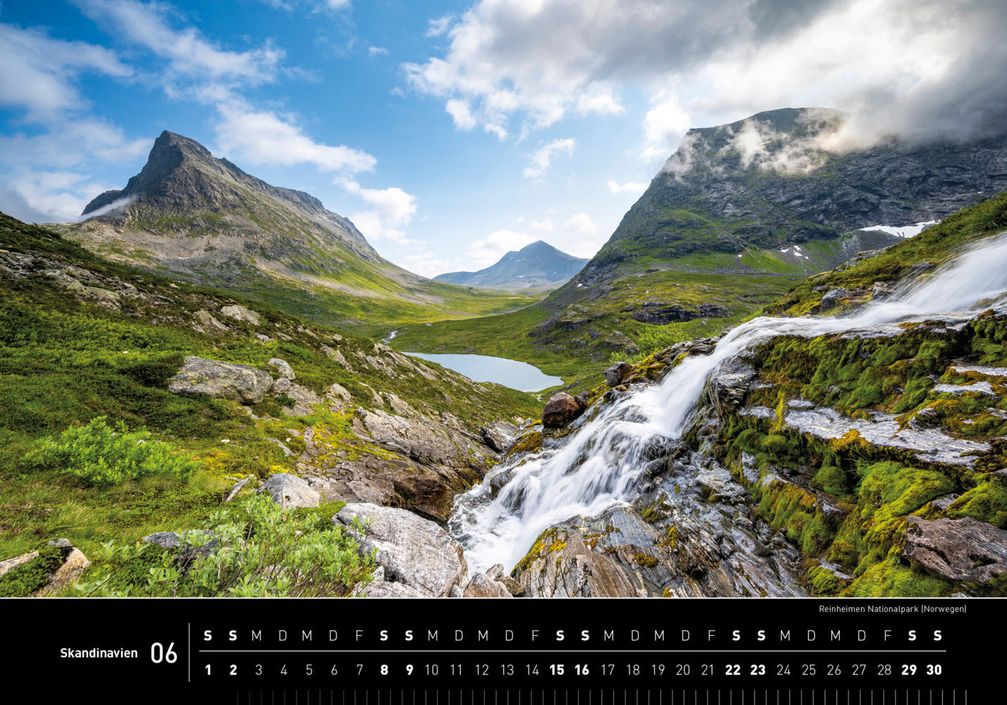 Skandinavien - 360° Premium-Wandkalender 2024 - 50 x 35 cm - 360Grad Medien