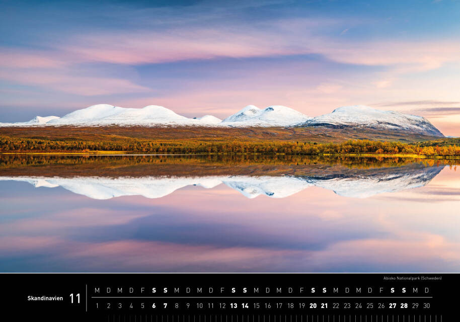 Skandinavien - 360° Premium-Wandkalender 2027 - 50 x 35 cm - 360Grad Medien