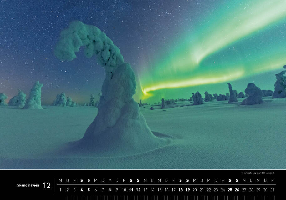 Skandinavien - 360° Premium-Wandkalender 2027 - 50 x 35 cm - 360Grad Medien