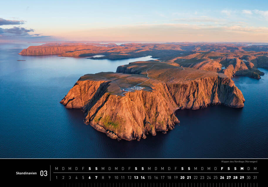 Skandinavien - 360° Premium-Wandkalender 2027 - 50 x 35 cm - 360Grad Medien