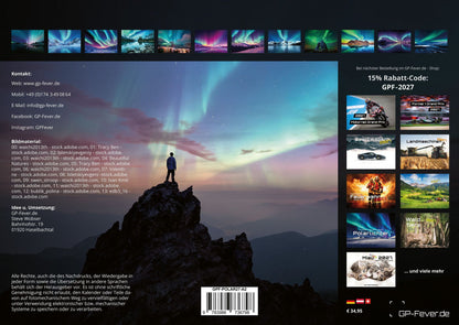 Polarlichter - Grandiose Naturschauspiele - Wandkalender 2027 - 59 x 42 cm