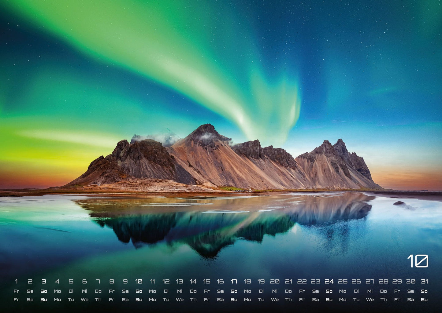 Polarlichter - Grandiose Naturschauspiele - Wandkalender 2027 - 59 x 42 cm