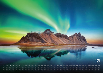 Polarlichter - Grandiose Naturschauspiele - Wandkalender 2027 - 59 x 42 cm