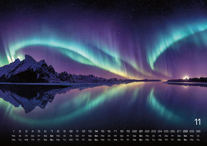 Polarlichter - Grandiose Naturschauspiele - Wandkalender 2027 - 59 x 42 cm