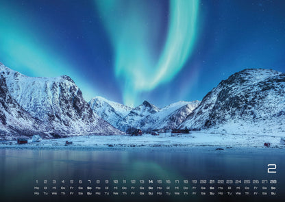 Polarlichter - Grandiose Naturschauspiele - Wandkalender 2027 - 59 x 42 cm