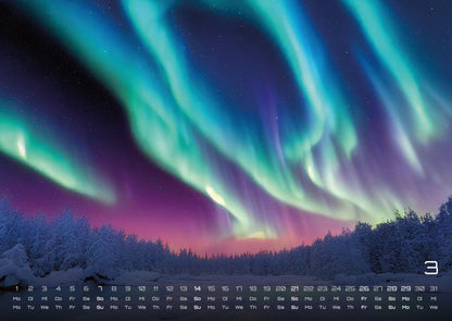 Polarlichter - Grandiose Naturschauspiele - Wandkalender 2027 - 59 x 42 cm