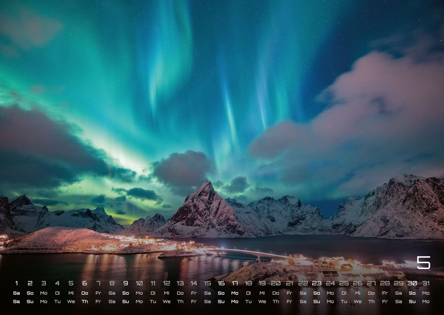Polarlichter - Grandiose Naturschauspiele - Wandkalender 2027 - 59 x 42 cm