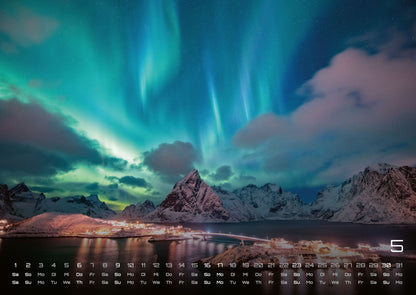 Polarlichter - Grandiose Naturschauspiele - Wandkalender 2027 - 59 x 42 cm
