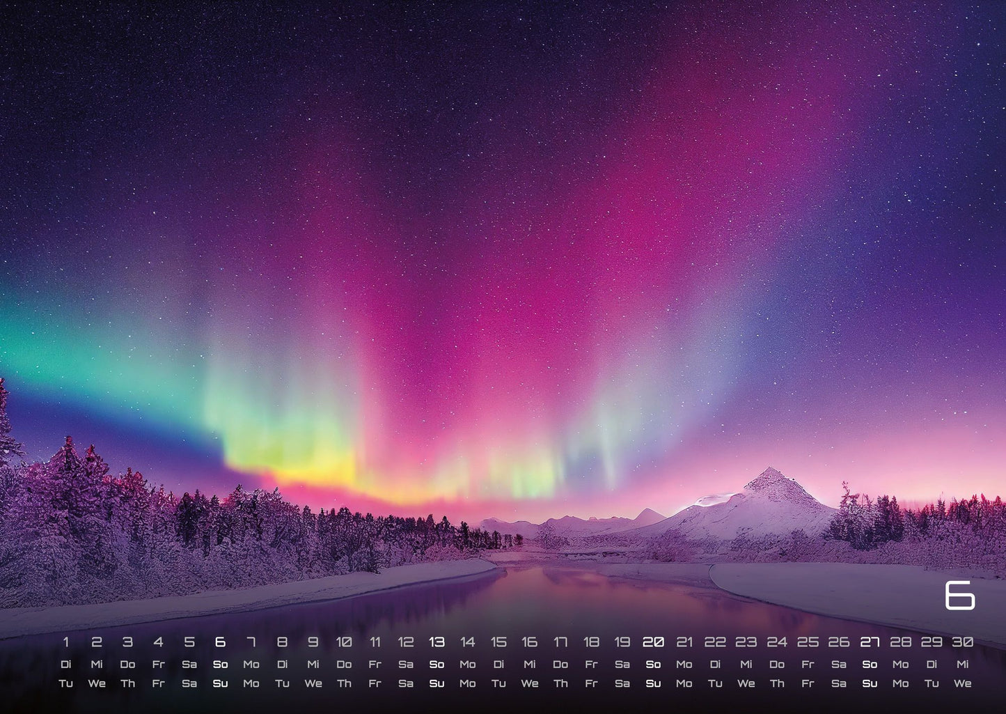 Polarlichter - Grandiose Naturschauspiele - Wandkalender 2027 - 59 x 42 cm