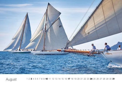 Yacht Classic - Wandkalender 2025 -  68 x 48 cm - Delius Klasing