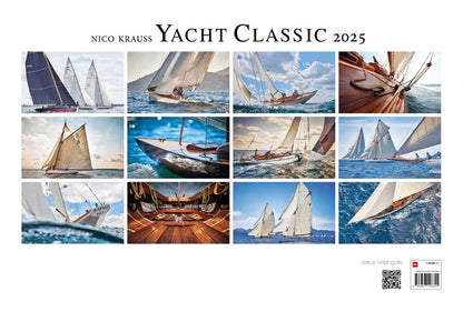 Yacht Classic - Wandkalender 2025 -  68 x 48 cm - Delius Klasing