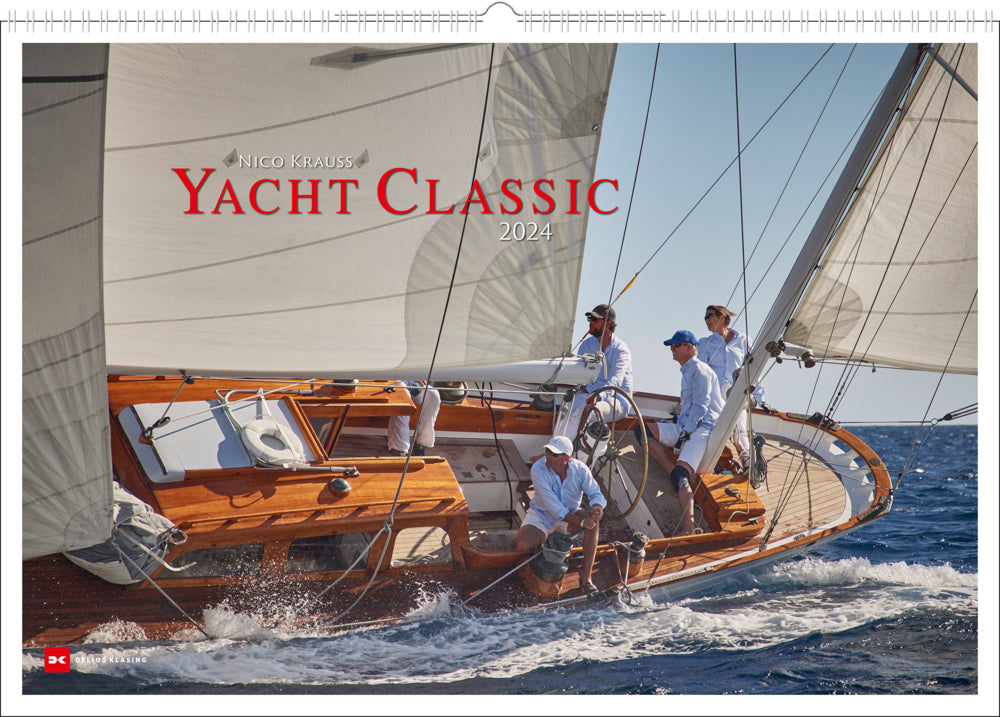 Yacht Classic - Wandkalender 2024 -  68 x 47 cm - Delius Klasing