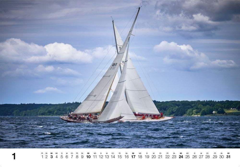 Yacht Classic - Wandkalender 2027 -  68 x 48 cm - Delius Klasing