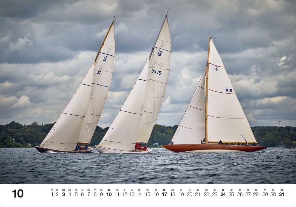 Yacht Classic - Wandkalender 2027 -  68 x 48 cm - Delius Klasing