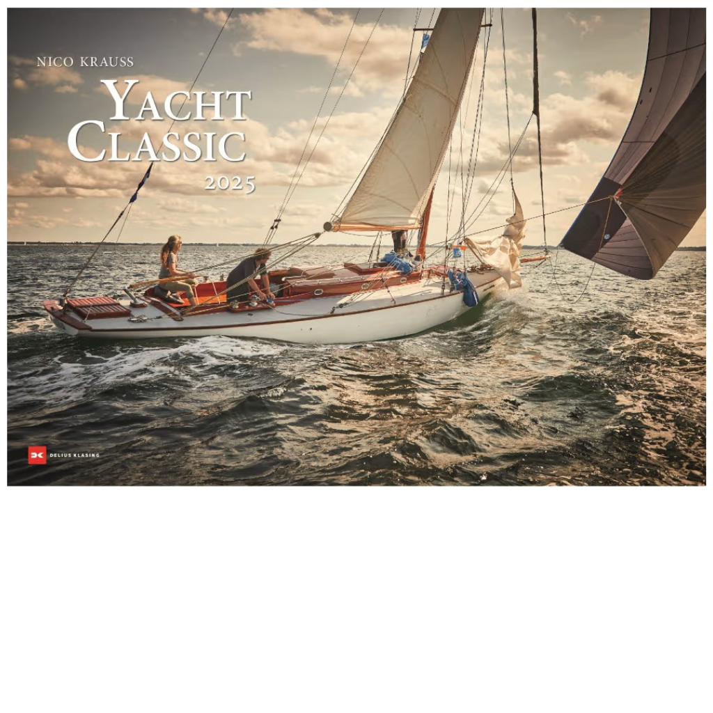 Yacht Classic - Wandkalender 2025 -  68 x 48 cm - Delius Klasing