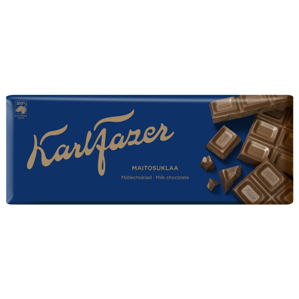 Karl Fazer - Milk Chocolate with Fresh Milk - 200 g