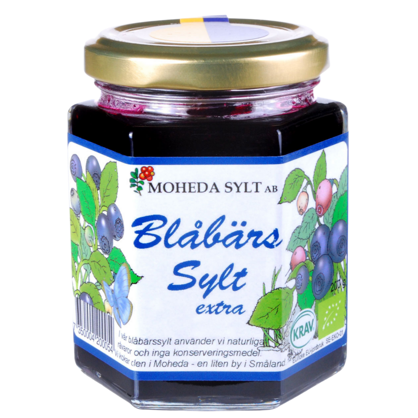 Moheda Blåbär Sylt -  Blaubeer-Konfitüre extra - 200 g