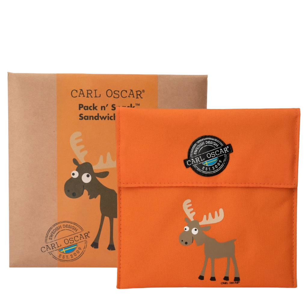Carl Oscar - Pack n’ Snack™ Sandwichbeutel – Orange