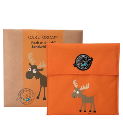 Carl Oscar - Pack n’ Snack™ Sandwichbeutel – Orange