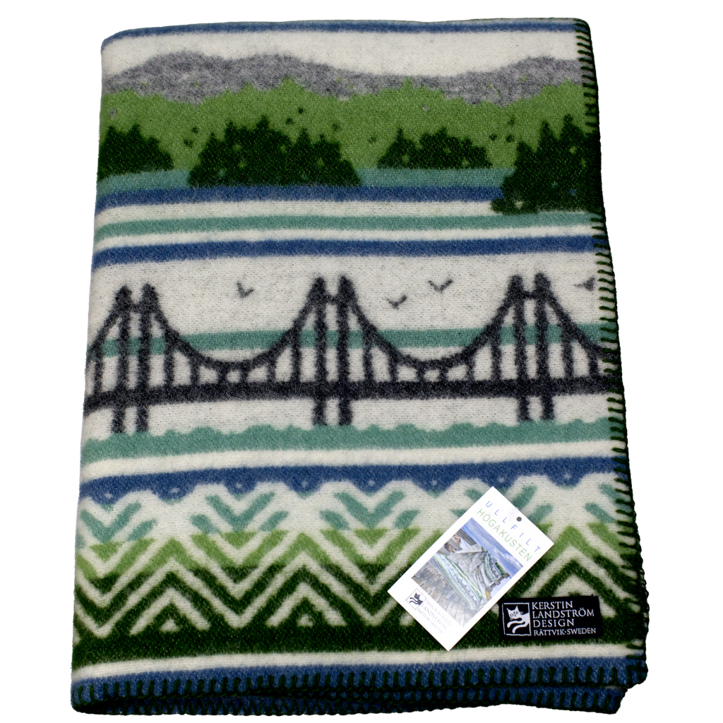 Höga Kusten- Wolldecke - 130 x 180 cm