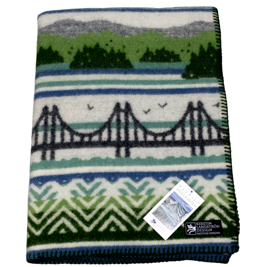 Höga Kusten- Wolldecke - 130 x 180 cm
