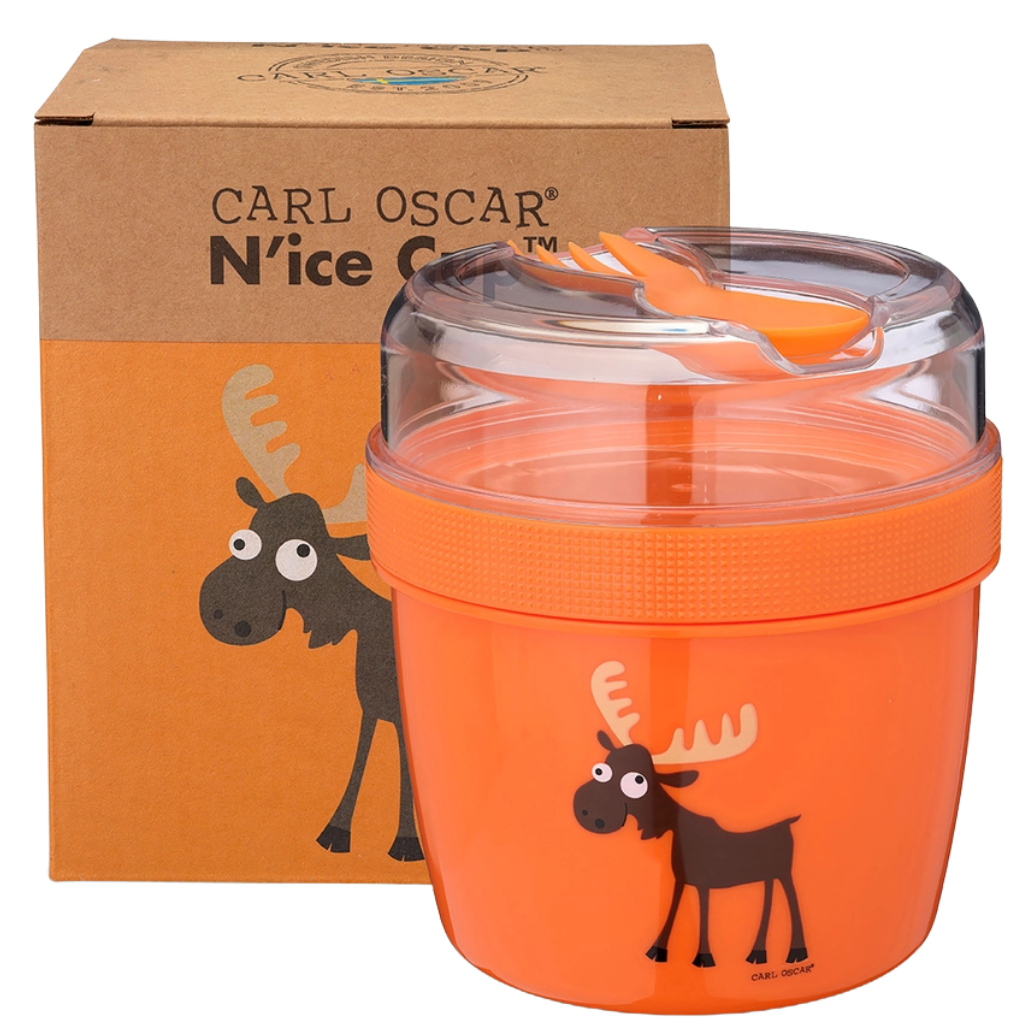 Carl Oscar - N’ice Cup - Lunchbecher mit Kühlscheibe - Orange