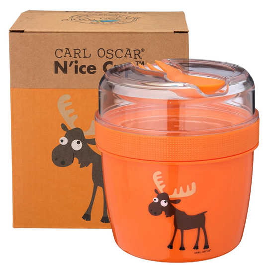 Carl Oscar - N’ice Cup - Lunchbecher mit Kühlscheibe - Orange