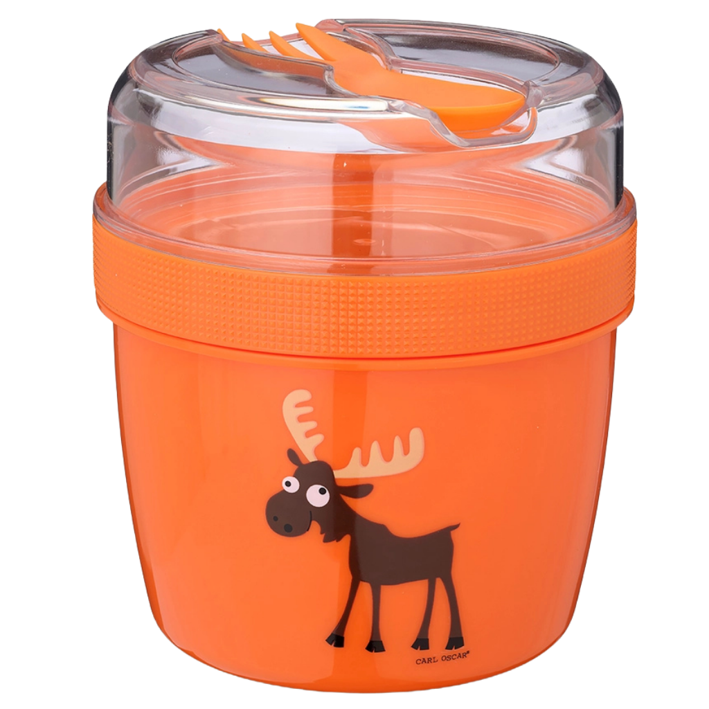 Carl Oscar - N’ice Cup - Lunchbecher mit Kühlscheibe - Orange