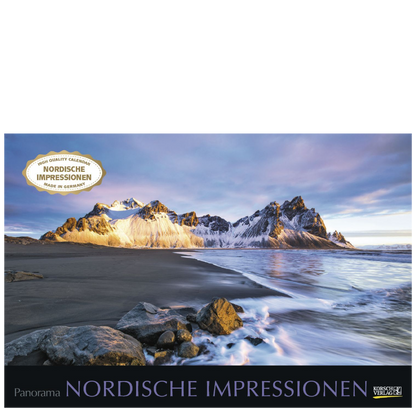 Nordische Impressionen - Wandkalender 2024 - 58 x 39 cm - Korsch Verlag