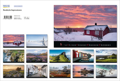 Nordic Impressions - Wall Calendar 2026 - 58 x 39 cm - Korsch Verlag