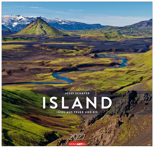Island - Wandkalender 2027 - 48 x 46 cm - Kunstverlag Weingarten