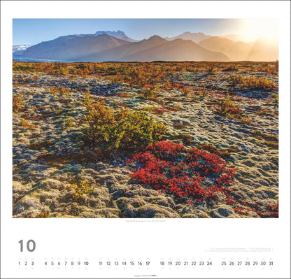 Island - Wandkalender 2027 - 48 x 46 cm - Kunstverlag Weingarten