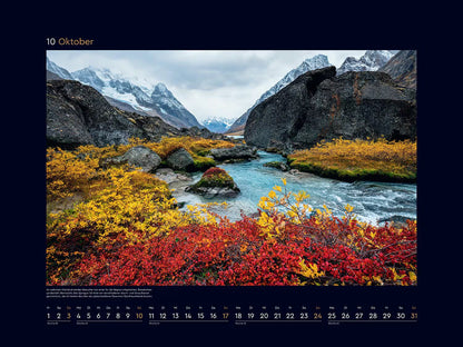 Beauty of the North - Wall Calendar 2025 - 60 x 45 cm - Kunth Verlag