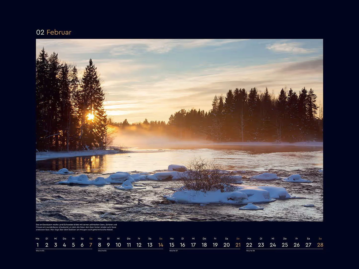 Beauty of the North - Wall Calendar 2025 - 60 x 45 cm - Kunth Verlag