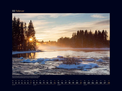 Beauty of the North - Wall Calendar 2025 - 60 x 45 cm - Kunth Verlag
