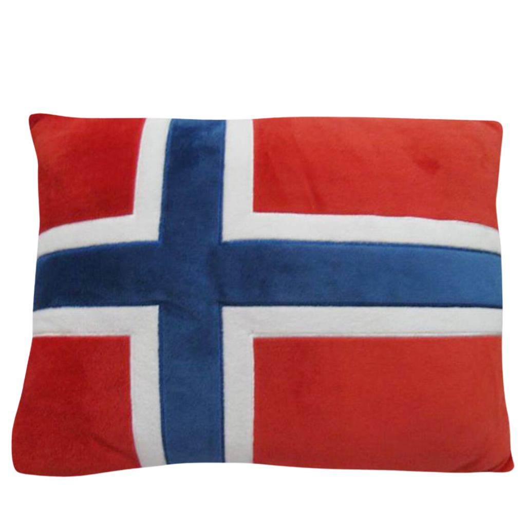 Kissen mit Norwegen-Fahne
