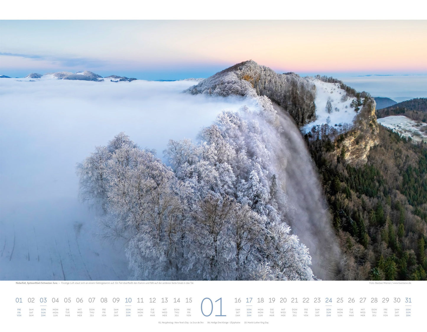 Naturkräfte - Wandkalender 2027 - 54 x 42 cm - Ackermann Kunstverlag