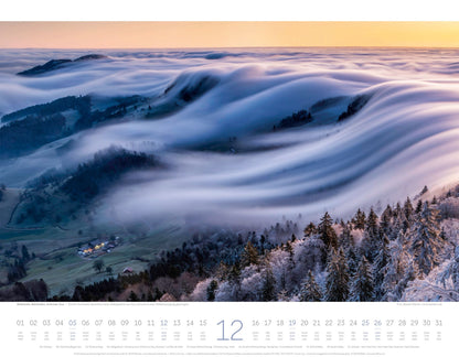 Naturkräfte - Wandkalender 2027 - 54 x 42 cm - Ackermann Kunstverlag