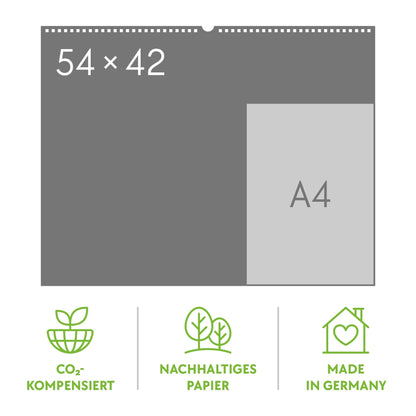 Naturkräfte - Wandkalender 2027 - 54 x 42 cm - Ackermann Kunstverlag