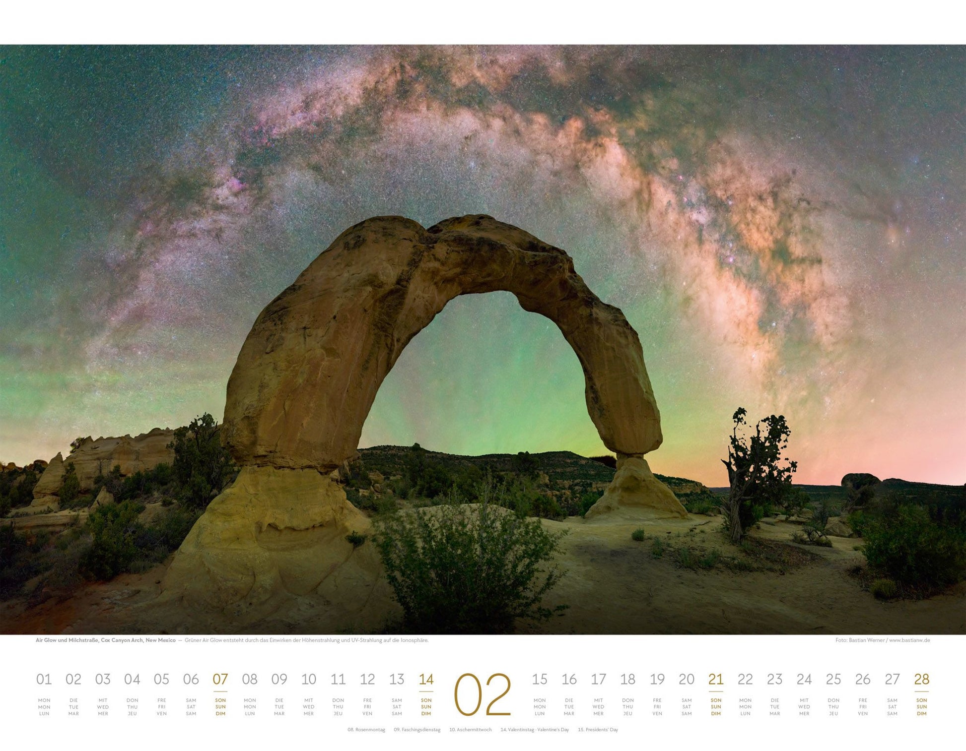 Naturkräfte - Wandkalender 2027 - 54 x 42 cm - Ackermann Kunstverlag