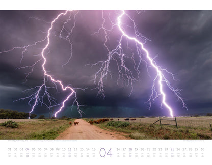 Naturkräfte - Wandkalender 2027 - 54 x 42 cm - Ackermann Kunstverlag