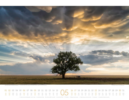 Naturkräfte - Wandkalender 2027 - 54 x 42 cm - Ackermann Kunstverlag