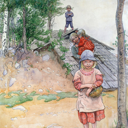 Carl Larsson - Wandkalender 2024 - 30 x 60 cm - Tushita Verlag