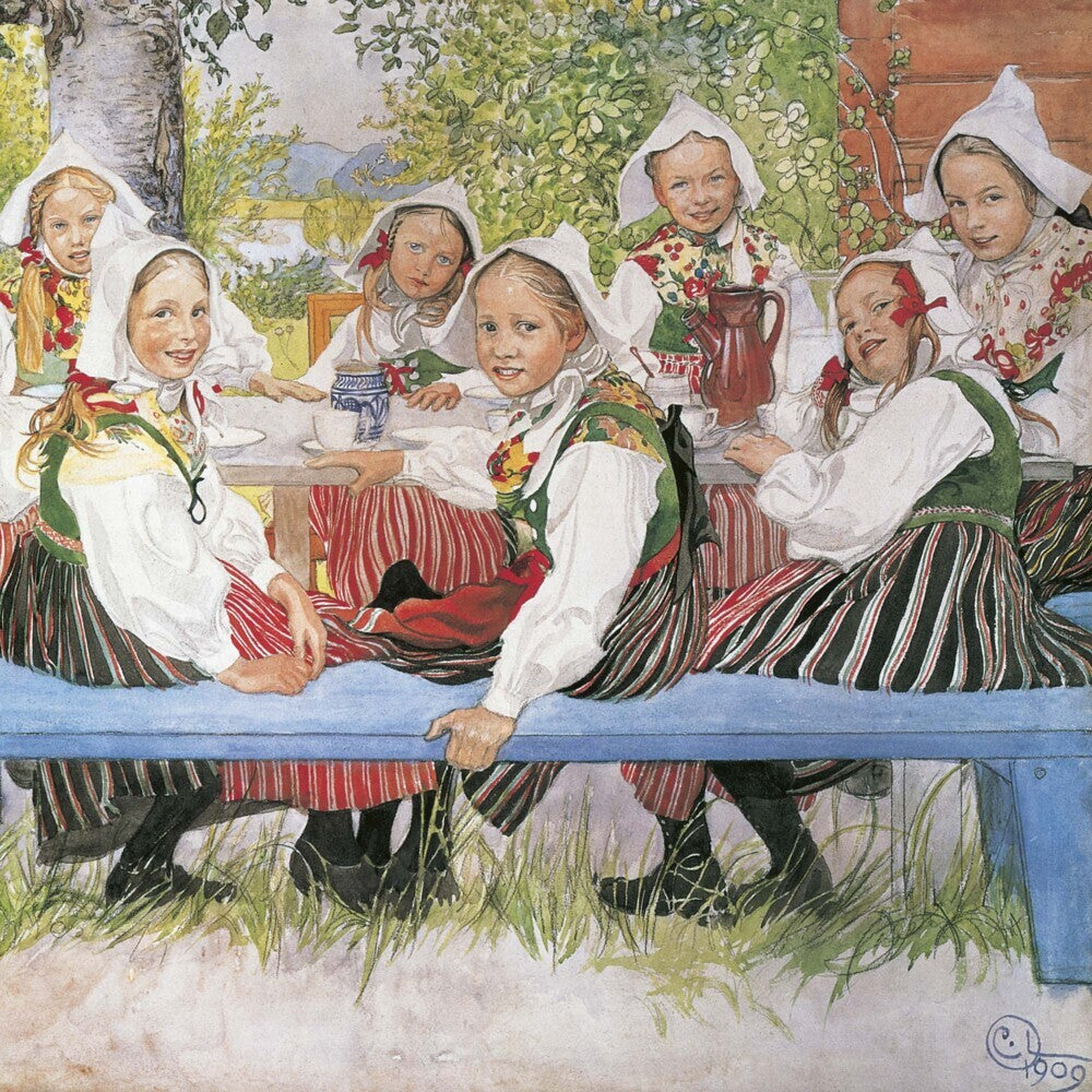 Carl Larsson - Wandkalender 2025 - 30 x 60 cm - Tushita Verlag